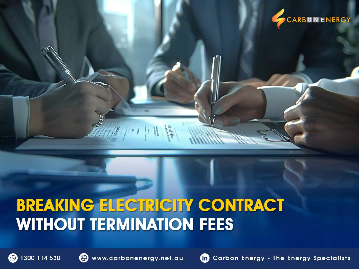 Breaking Electricity Contract Without Termination Fees
